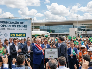 Lula entrega modernização de três aeroportos em Mato Grosso do Sul com aporte de R$ 640 milhões