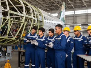 Embraer oferece mais de 140 vagas em curso gratuito de produção aeronáutica
