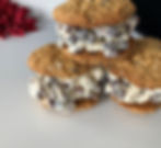 Raisin Ice Cream Cookie Sandwich