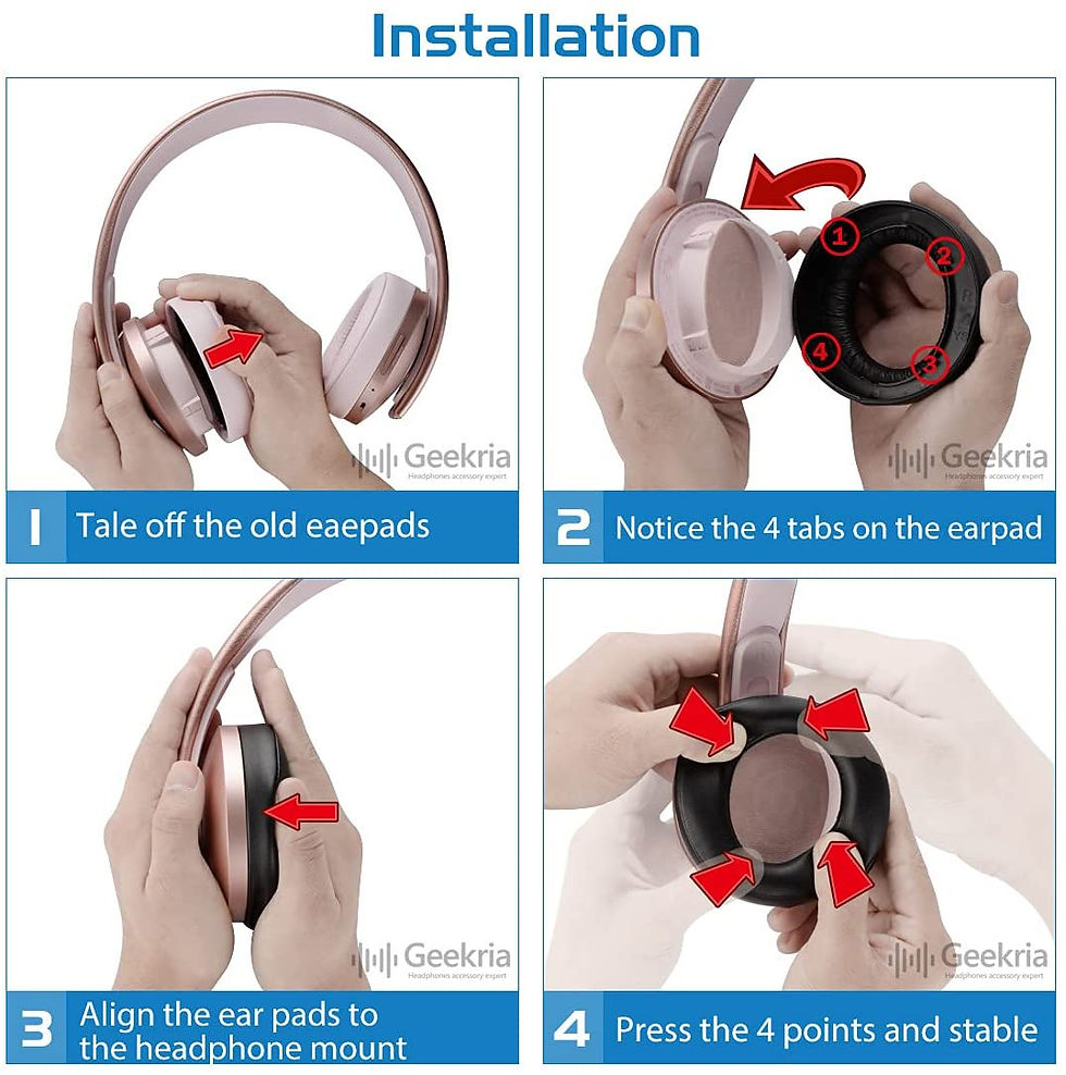 Miniatura: Almohadilla De Repuesto Para Headset Sony New Gold