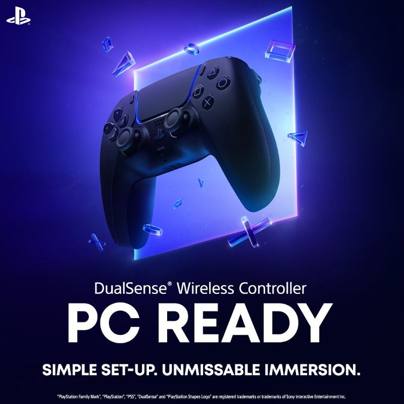 Miniatura: Control Dualsense Midnight Black Cable Usb C Pc Ready