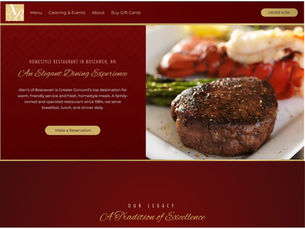image of a new website or Alan's of Boscawen designed by Sprout for Business