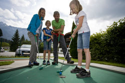 Minigolf im Hotel Landgasthaus Traunstein