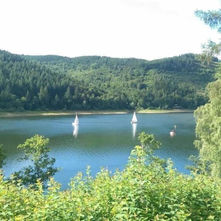 Blick auf die Innerstetalsperre