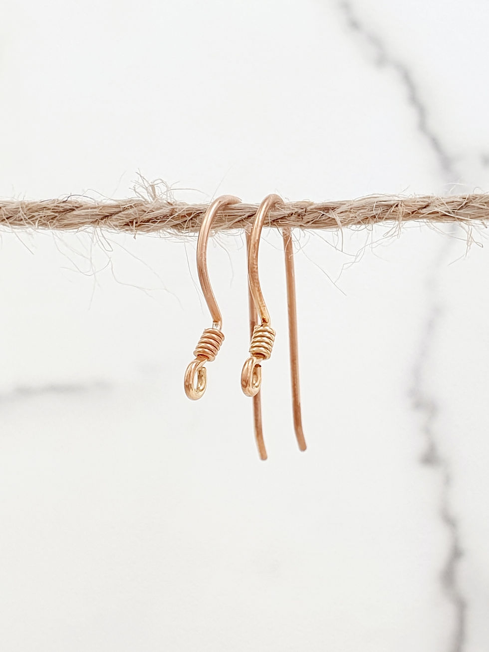 Miniaturbild: Sterling Silber Fancy Ohrhaken mit Schlaufe 18 mm | EW889125