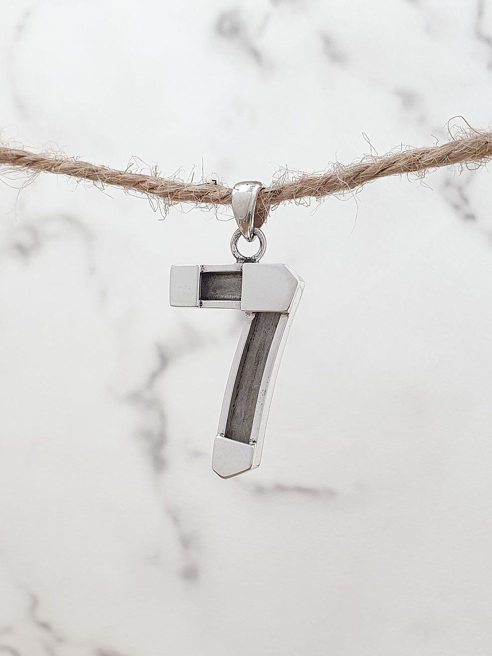 Thumbnail: Sterling silver equestrian charm number seven | CH557243