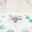 Thumbnail: Sterling silver equestrian horsehair ring with Larimar | RG888001