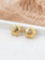 Thumbnail: Sterling silver flower beadcap 9.0 x 5.25 mm | BC229131