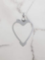 Thumbnail: Sterling silver equestrian heart charm pendant | CH557164