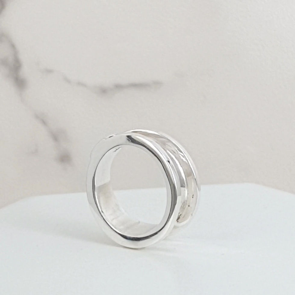 Thumbnail: Sterling silver equestrian horsehair ring | RG887833