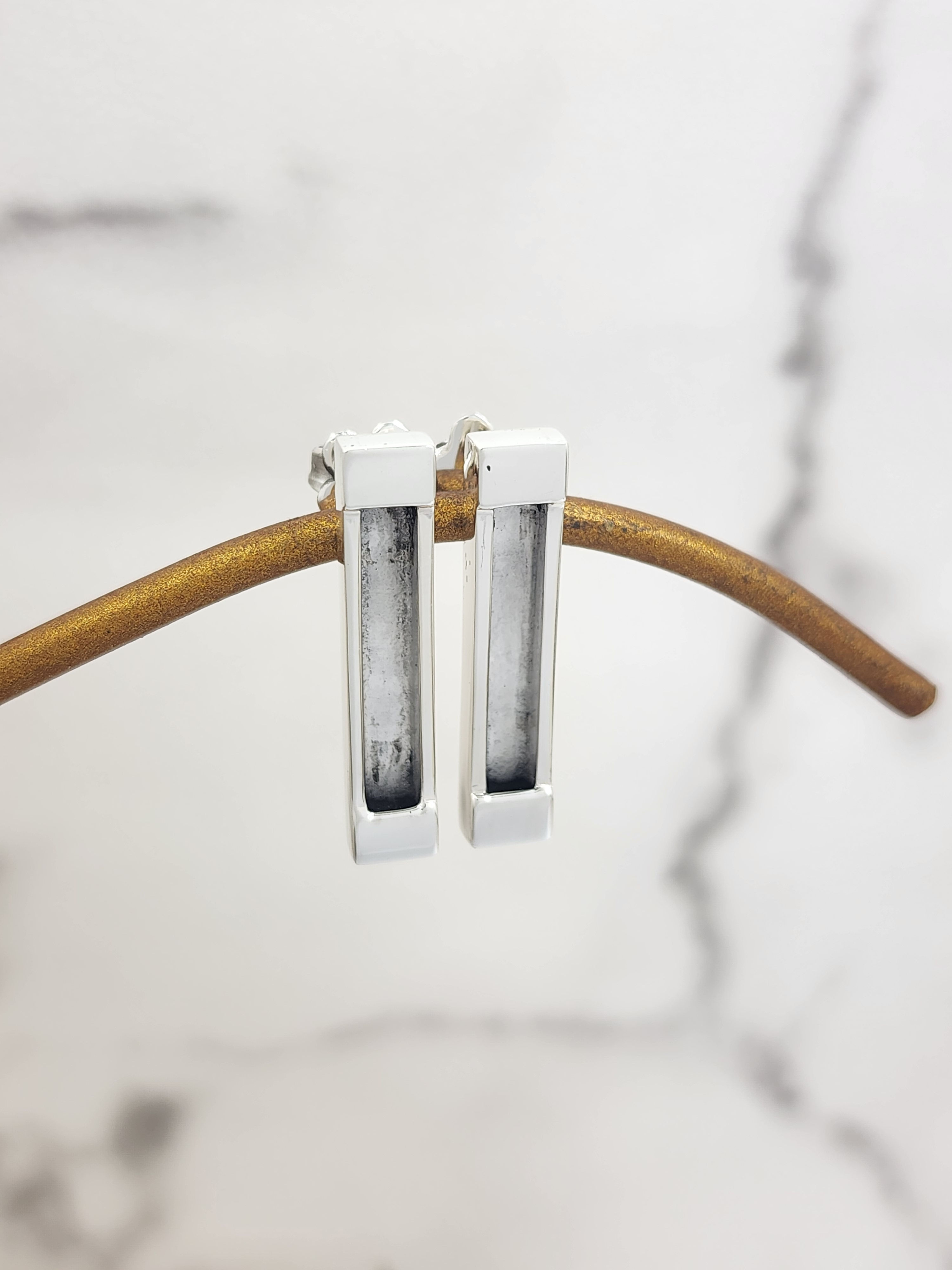 Sterling Silver Bar Earrings | ER330063