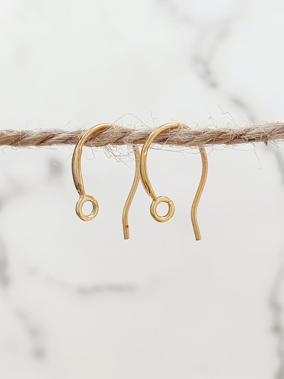 Thumbnail: Sterling silver fancy ear hook 15 x 11 mm | EW889133