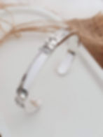 Thumbnail: Sterling silver equestrian horsehair Cuff | CUFF09