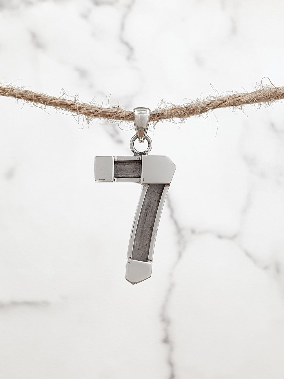 Thumbnail: Sterling silver equestrian charm number seven | CH557243