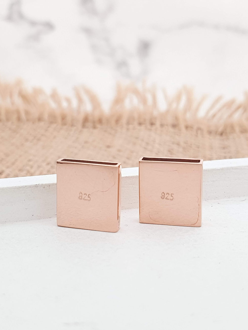 Miniatura: Sterling silver rectangular slider 10 x 2 x 12 mm | SL878832
