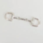 Thumbnail: Sterling silver Western Dee snaffle connectors 50 x 12.5 mm | CN779173