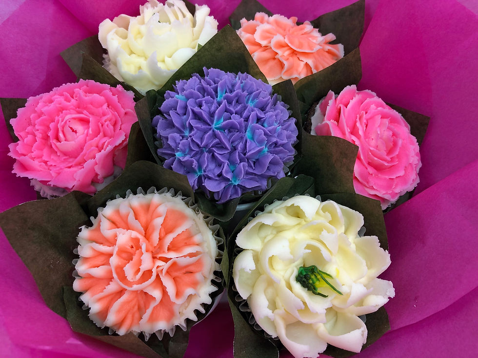 Pink, purple, orange bouquet