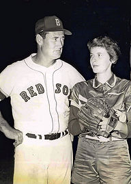 051 Joan Joyce Ted Williams Joan and Ted