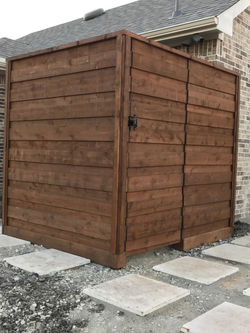 Custom Horizontal Fence and Gate