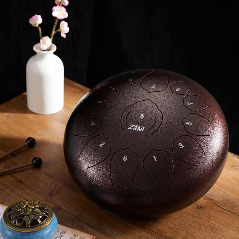 Thumbnail: Steel Tongue Drum 12 Inch 13 Tone Steal Drum