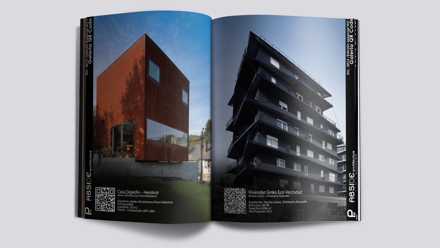 experimental magazine architecture double page building house AS Media Solutions