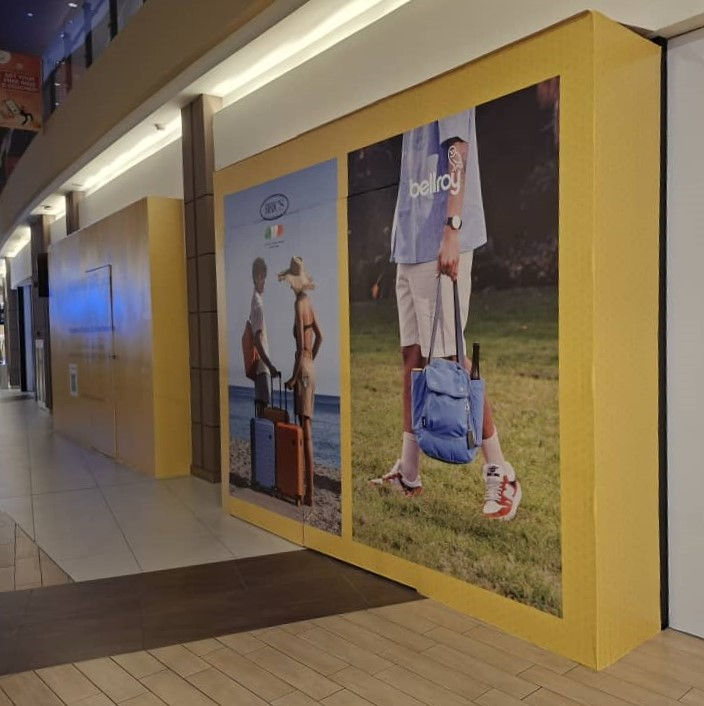 Latest Hoarding and Visual installation at Mitsui Outlet Park for Boarding Gate