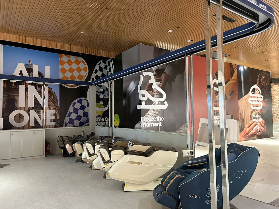 Hoarding and visual installation at Empire City for Travel for All