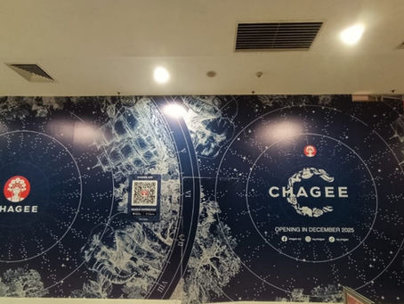 Hoarding and Visual, Chagee, AEON Bandaraya 