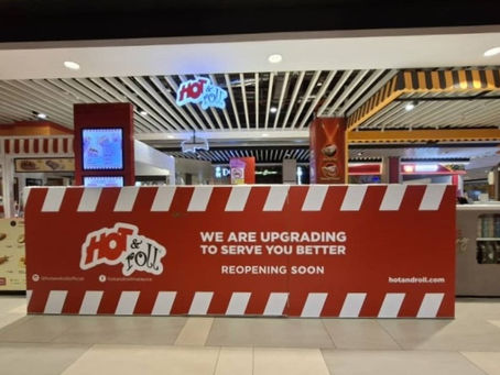Hoarding and Visual, Hot & Roll, Setia City Mall