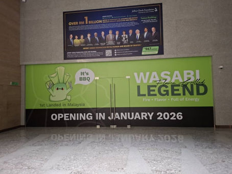 Glass Stickers, Wasabi Legend, Sunway Square Mall