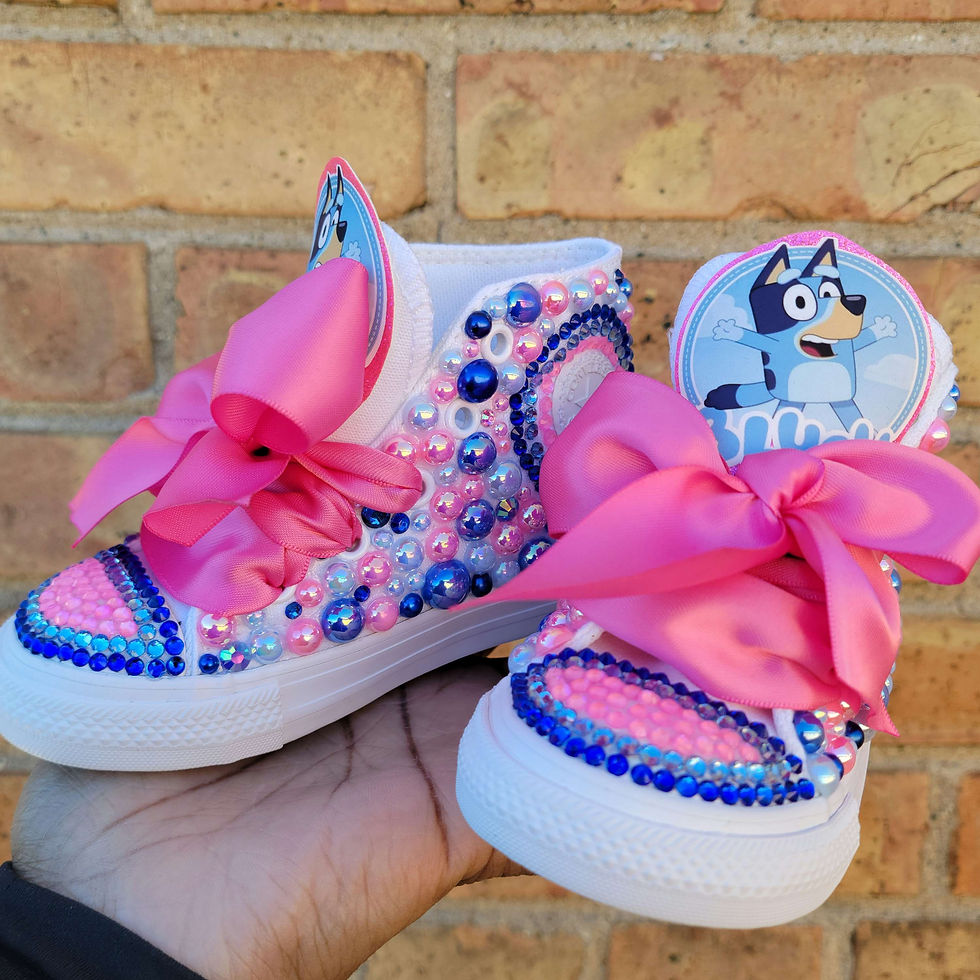 Thumbnail: Bluey Bling Converse 