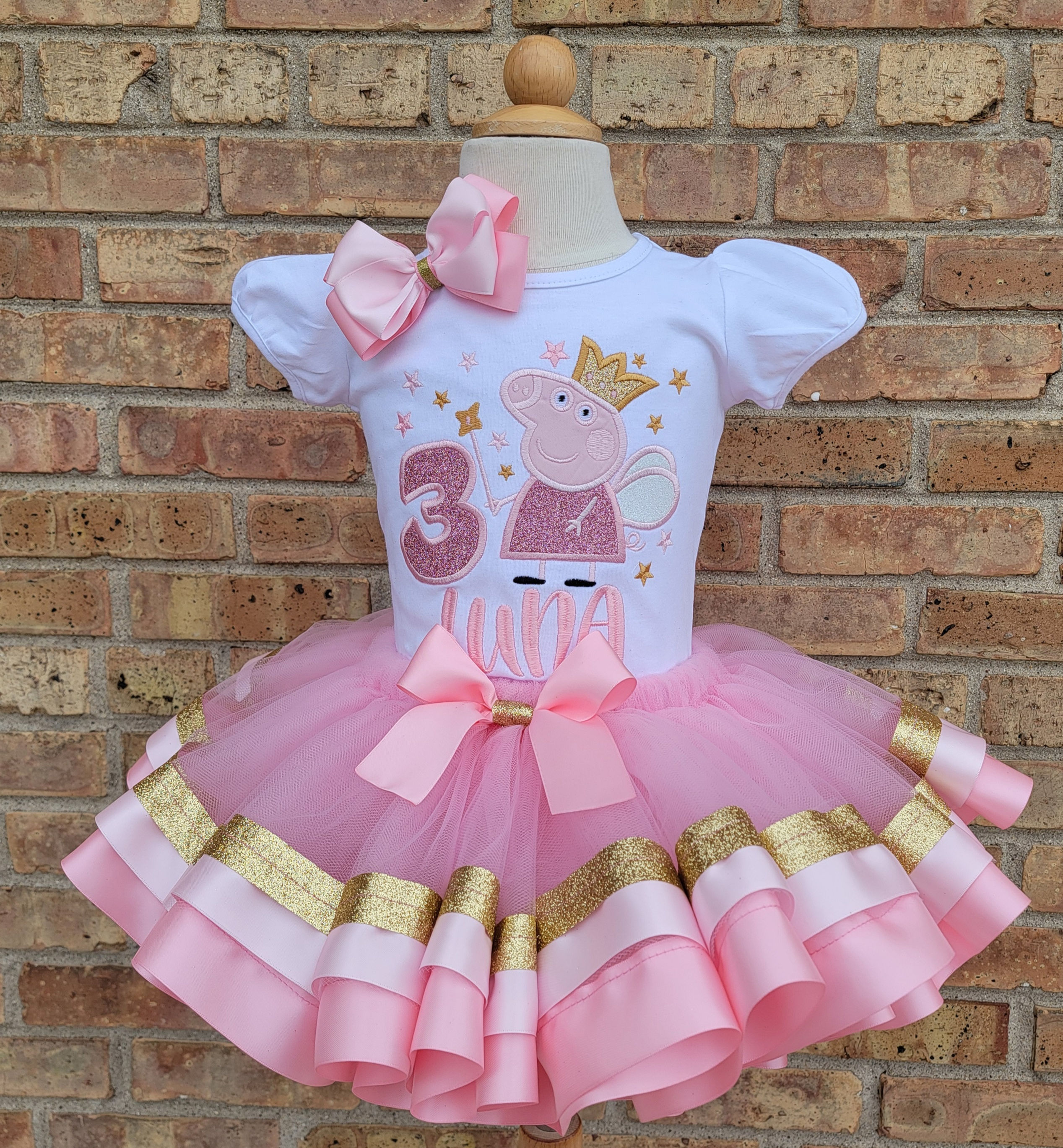 Regular Pink Fairy Peppa Pig Tutu Set