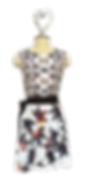 Art of where wrap skirt + tank Black leaf Jumble photo.png