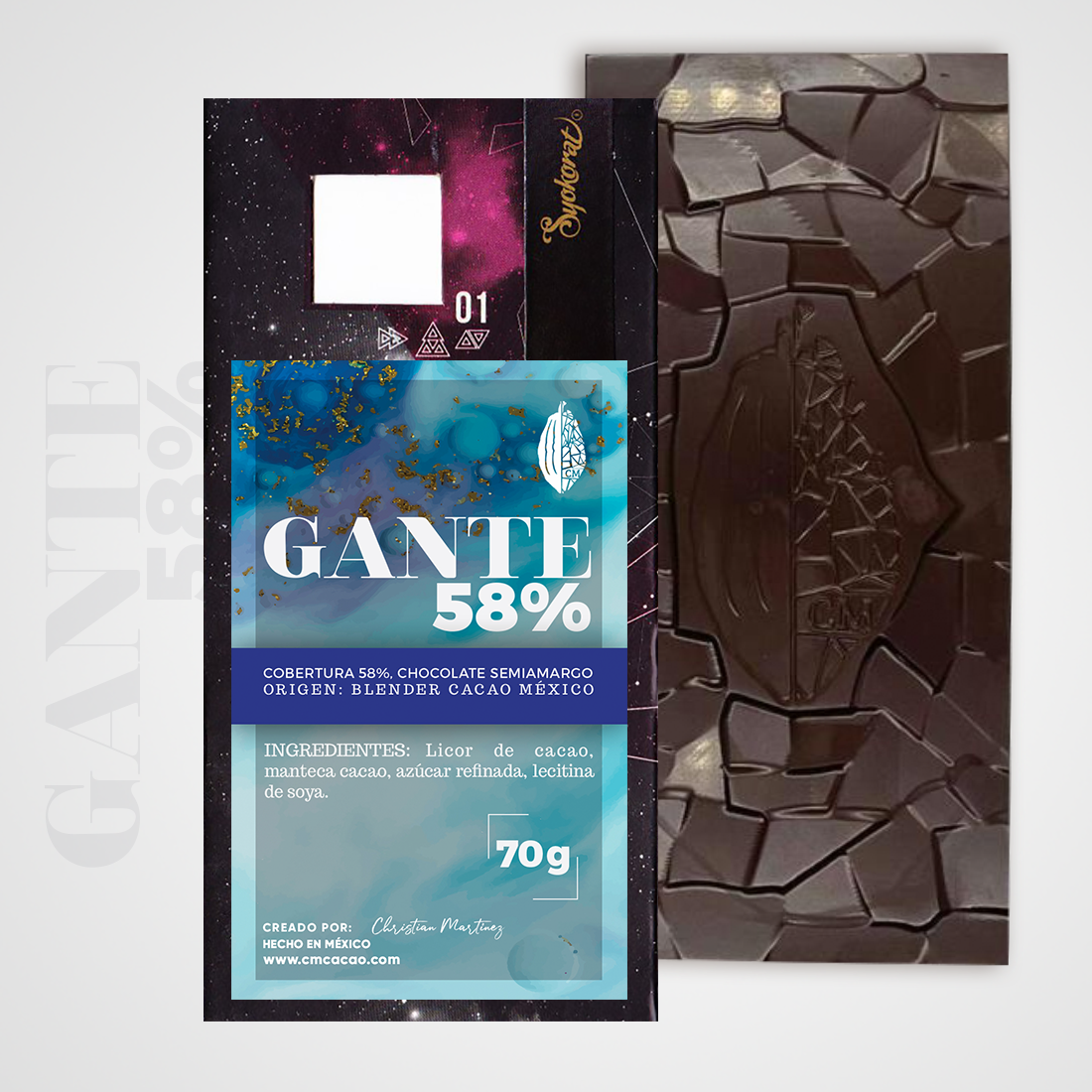 GANTE 58% (SEMI AMARGO)