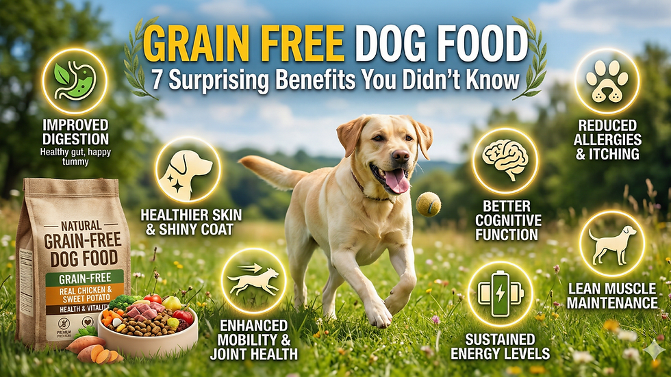 Grain Free Dog Food: 7 Surprising Benefits You Didn’t Know