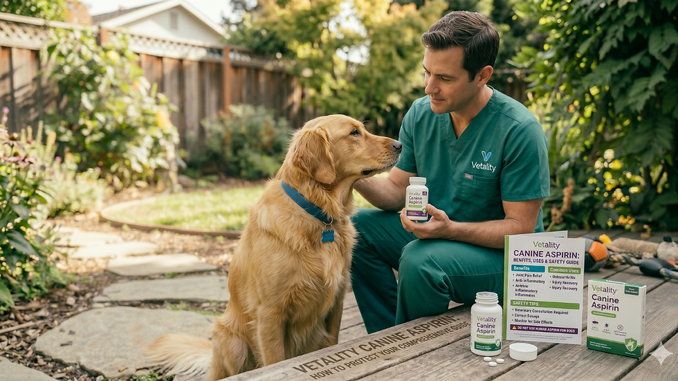 Vetality Canine Aspirin: Benefits, Uses, and Safety Tips for Dogs