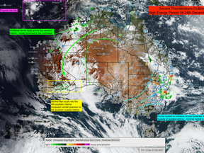 Australia Weekly Forecast - December 18-24th Wet Period Build Up 