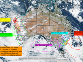 WA Forecast Update Severe Tropical Cyclone Narelle – Final Landfall and Inland Transition