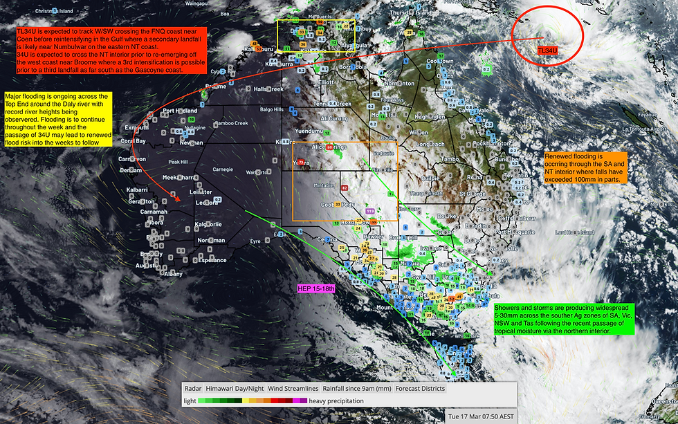 Satellite imagery 17.3.2026