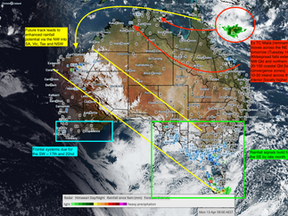 Late-April Rainfall Signal Strengthens as Northern Moisture Links with Southern Systems