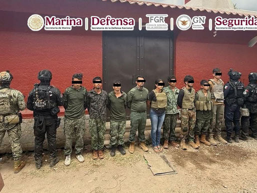 ABATEN A 12 PRESUNTOS CRIMINALES, DETIENEN A 9 Y ASEGURAN ARMAMENTO