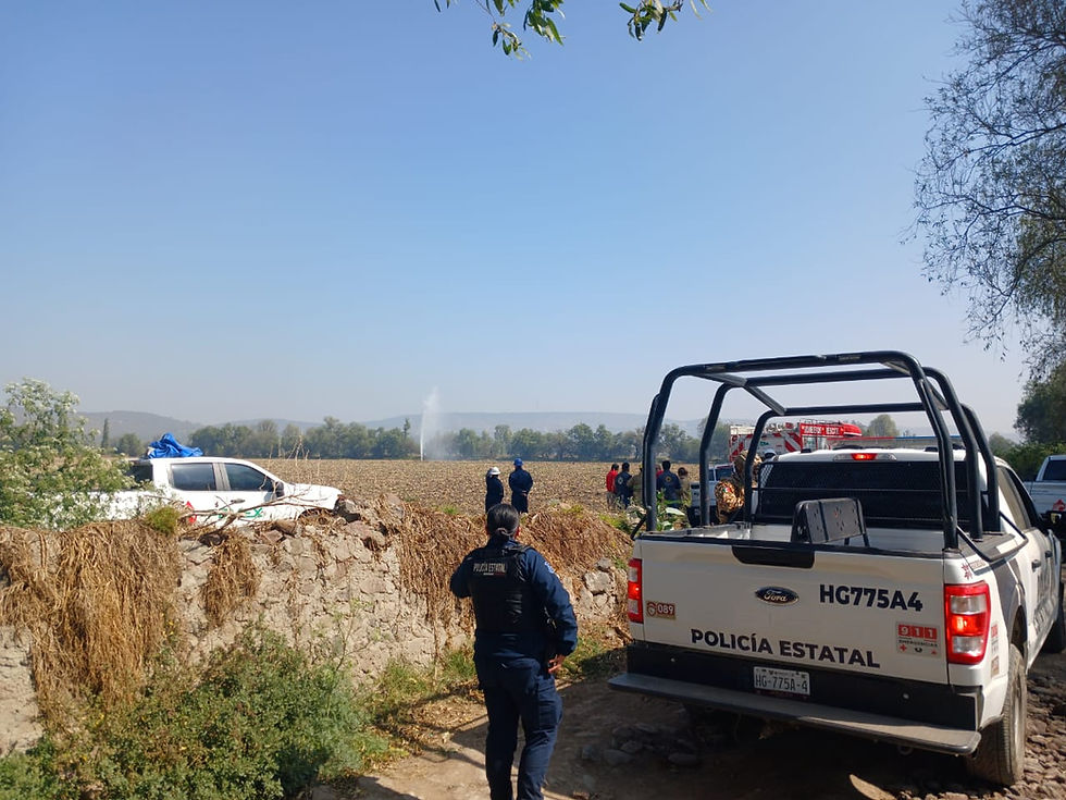 CONTROLAN FUGA DE COMBUSTIBLE EN TLAHUELILPAN; AUTORIDADES DESCARTAN RIESGO