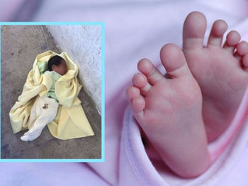 BEBÉ CON LABIO LEPORINO ES ABANDONADO EN CANCHA DE FUTBOL