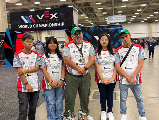 El equipo del Conalep Tulancingo se posiciona en lugar 41 en competencia mundial de robótica