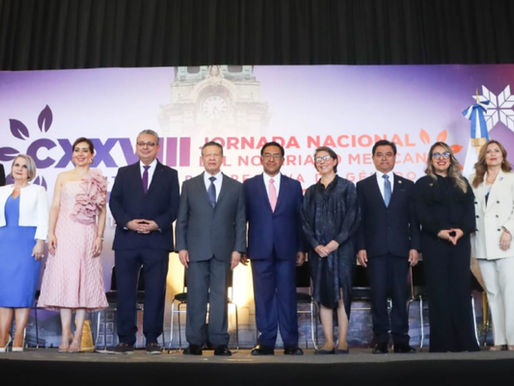 Julio Menchaca inaugura Jornada Nacional del Notariado Mexicano