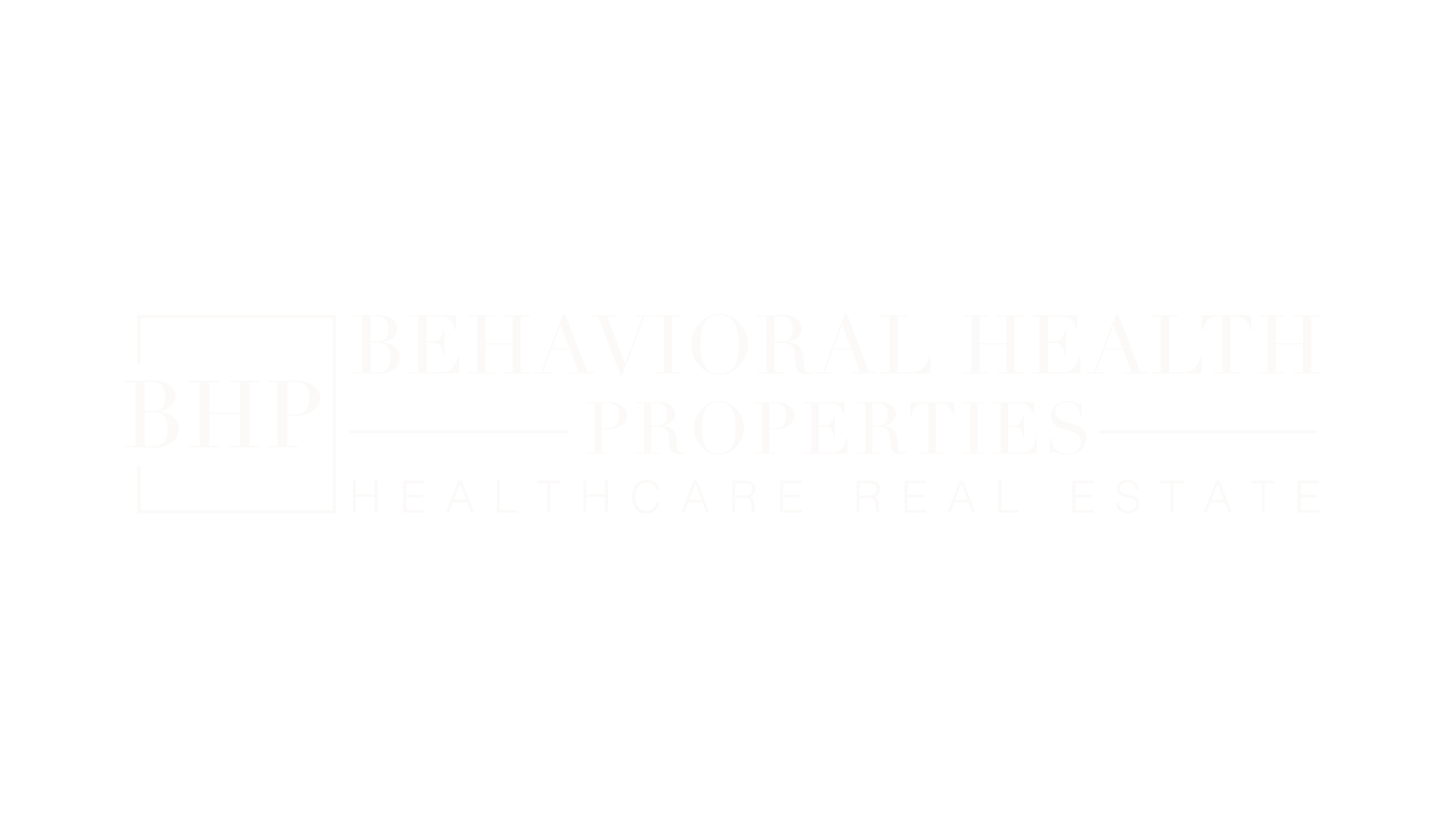 Bhehavioral Health Prop