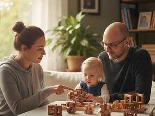 parent with child starting the tender teacher method very early