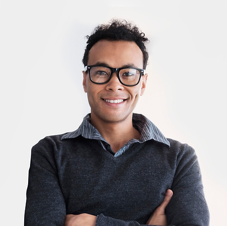 Smiling Man with Glasses