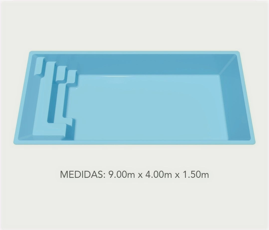 Piscina de 9 metros