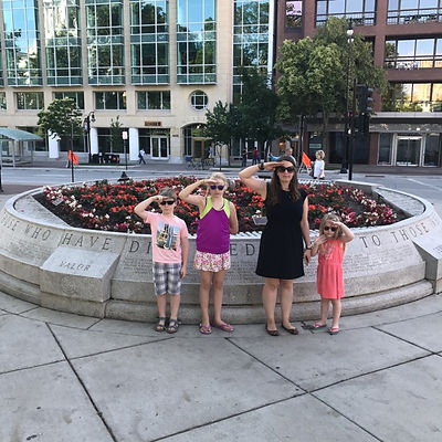 Players hunt for items in the Madison scavenger hunt tour with Wacky Walks